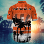 Cincinnati Bengals 3D Button Hawaii Shirt Gift for Men Dad Father Short Style Hot Trending Summer