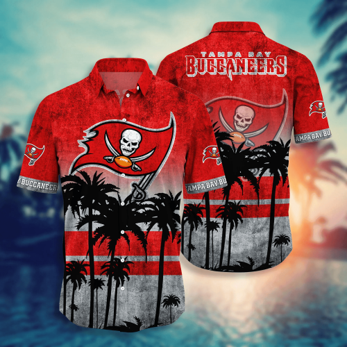 Tampa Bay Buccaneers 3D Button Hawaii Shirt Gift for Men Dad Father Short Style Hot Trending Summer