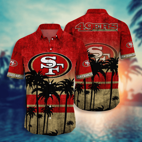 San Francisco 49ers 3D Button Hawaii Shirt Gift for Men Dad Father Short Style Hot Trending Summer