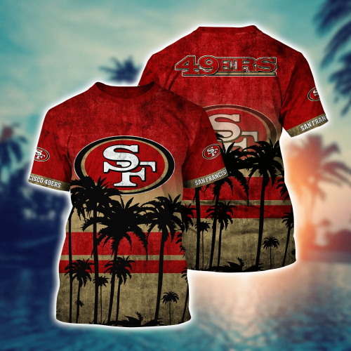 San Francisco 49ers 3D Button Hawaii Shirt Gift for Men Dad Father Short Style Hot Trending Summer
