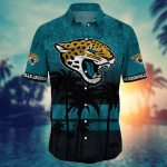 Jacksonville Jaguars 3D Button Hawaii Shirt Gift for Men Dad Father Short Style Hot Trending Summer