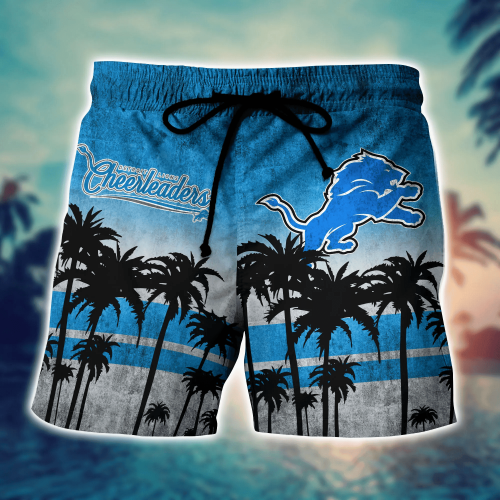 Detroit Lions 3D Button Hawaii Shirt Gift for Men Dad Father Short Style Hot Trending Summer