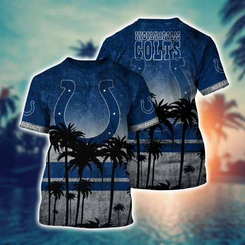 Indianapolis Colts 3D Button Hawaii Shirt Gift for Men Dad Father Short Style Hot Trending Summer