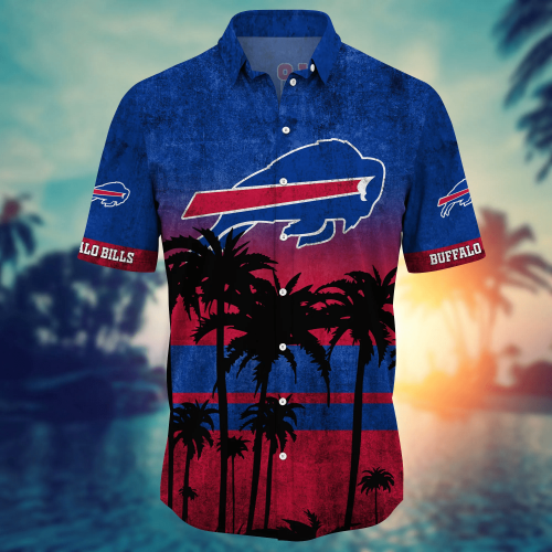 Buffalo Bills 3D Button Hawaii Shirt Gift for Men Dad Father Short Style Hot Trending Summer