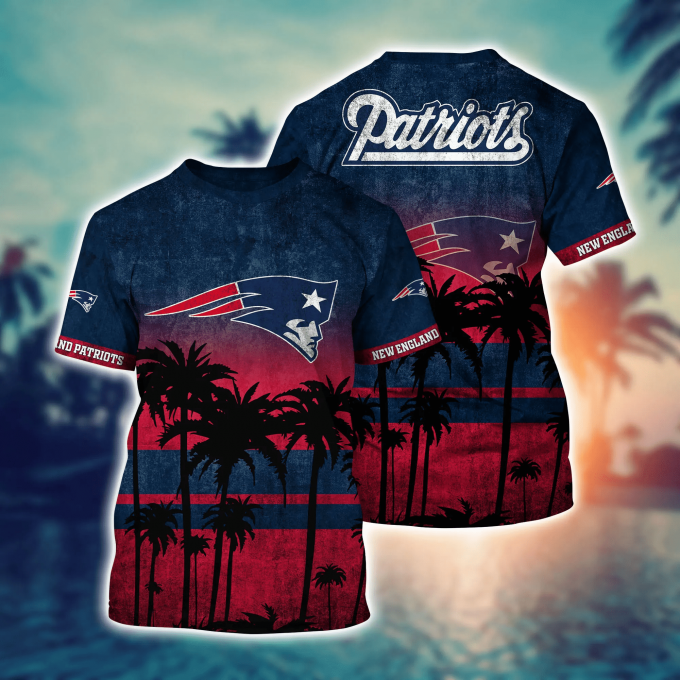 New England Patriots 3D Button Hawaii Shirt Gift for Men Dad Father Short Style Hot Trending Summer