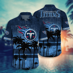 Tennessee Titans 3D Button Hawaii Shirt Gift for Men Dad Father Short Style Hot Trending Summer