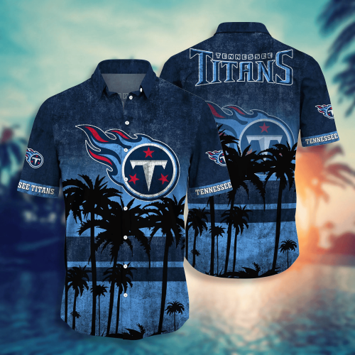 Tennessee Titans 3D Button Hawaii Shirt Gift for Men Dad Father Short Style Hot Trending Summer