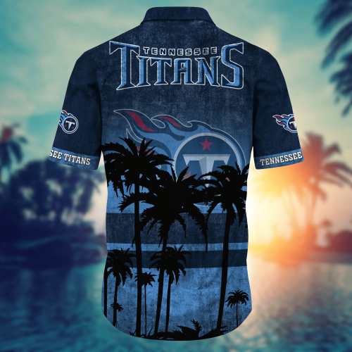 Tennessee Titans 3D Button Hawaii Shirt Gift for Men Dad Father Short Style Hot Trending Summer