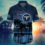 Tennessee Titans 3D Button Hawaii Shirt Gift for Men Dad Father Short Style Hot Trending Summer