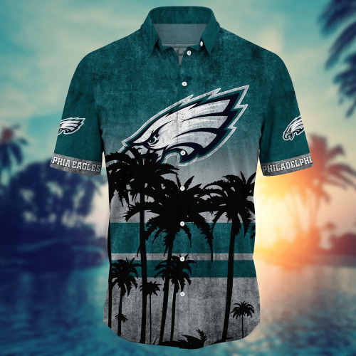 Philadelphia Eagles 3D Button Hawaii Shirt Gift for Men Dad Father Short Style Hot Trending Summer
