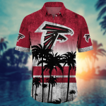 Atlanta Falcons 3D Button Hawaii Shirt Gift for Men Dad Father Short Style Hot Trending Summer