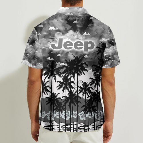 Jeep 3D Button Hawaii Shirt Gift for Men Dad Father