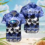 Subaru 3D Button Hawaii Shirt Gift for Men Dad Father