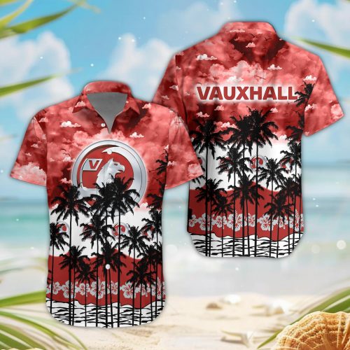 Vauxhall 3D Button Hawaii Shirt Gift for Men Dad Father