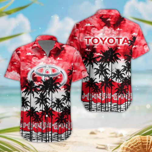 Toyota 3D Button Hawaii Shirt Gift for Men Dad Father