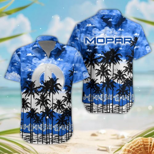 Mopar 3D Button Hawaii Shirt Gift for Men Dad Father