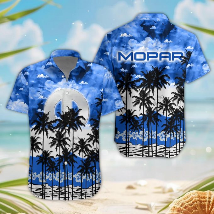 Mopar 3D Button Hawaii Shirt Gift for Men Dad Father