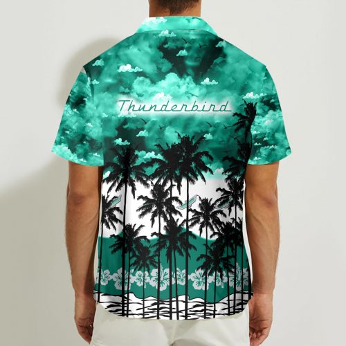 Thunderbird 3D Button Hawaii Shirt Gift for Men Dad Father