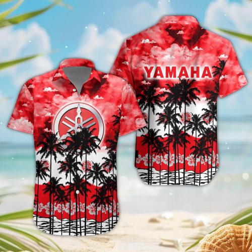Yamaha 3D Button Hawaii Shirt Gift for Men Dad Father