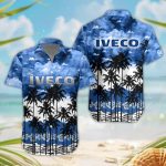 Iveco 3D Button Hawaii Shirt Gift for Men Dad Father