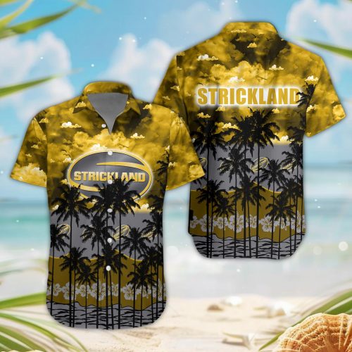 Strickland 3D Button Hawaii Shirt Gift for Men Dad Father