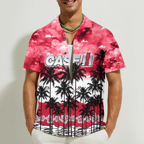 Case IH 3D Button Hawaii Shirt Gift for Men Dad Father