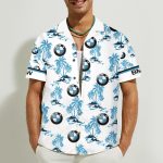 BMW 3D Button 3D Button Hawaiian Shirt Gift for Men Dad Father Gift for Men Dad Father