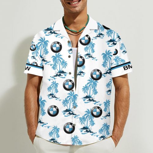BMW 3D Button 3D Button Hawaiian Shirt Gift for Men Dad Father Gift for Men Dad Father