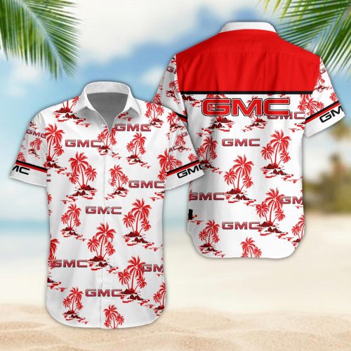 GMC 3D Button 3D Button Hawaiian Shirt Gift for Men Dad Father Gift for Men Dad Father