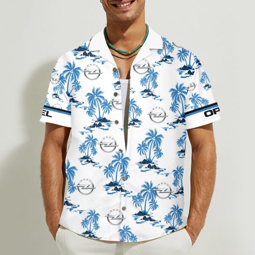 Opel 3D Button 3D Button Hawaiian Shirt Gift for Men Dad Father Gift for Men Dad Father