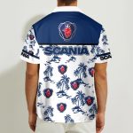 Scania 3D Button 3D Button Hawaiian Shirt Gift for Men Dad Father Gift for Men Dad Father