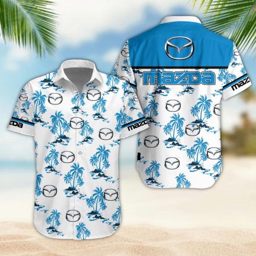 Mazda 3D Button 3D Button Hawaiian Shirt Gift for Men Dad Father Gift for Men Dad Father