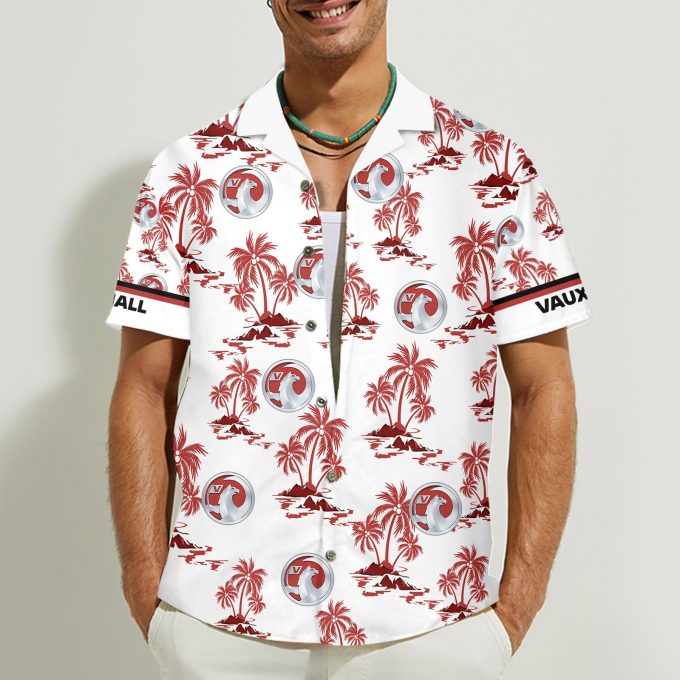 Vauxhall 3D Button 3D Button Hawaiian Shirt Gift for Men Dad Father Gift for Men Dad Father