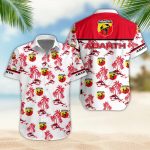 Abarth 3D Button 3D Button Hawaiian Shirt Gift for Men Dad Father Gift for Men Dad Father