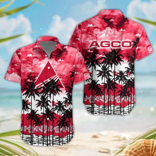 AGCO Allis 3D Button Hawaii Shirt Gift for Men Dad Father