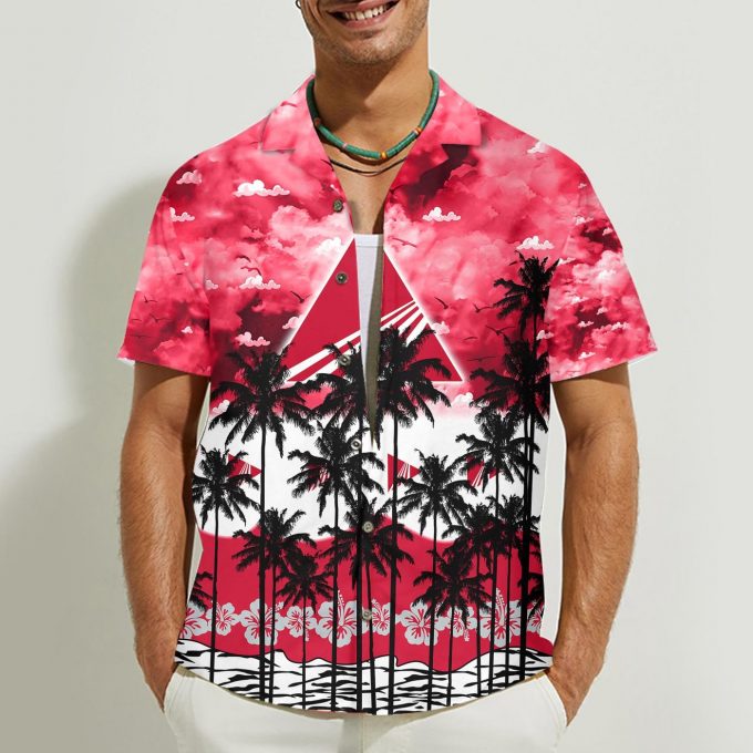 AGCO Allis 3D Button Hawaii Shirt Gift for Men Dad Father