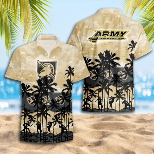 Army Black Knights 3D Button 3D Button Hawaiian Shirt Gift for Men Dad Father Gift for Men Dad Father Trending Summer