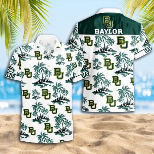 Baylor Bears 3D Button Hawaii Shirt Gift for Men Dad Father