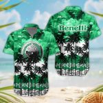 Benelli 3D Button Hawaii Shirt Gift for Men Dad Father