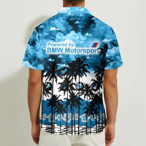 BMW 3D Button Hawaii Shirt Gift for Men Dad Father