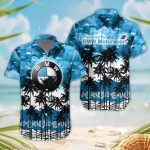 BMW 3D Button Hawaii Shirt Gift for Men Dad Father