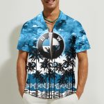 BMW M 3D Button Hawaii Shirt Gift for Men Dad Father