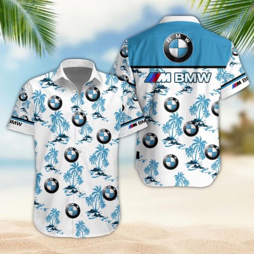 BMW M 3D Button 3D Button Hawaiian Shirt Gift for Men Dad Father Gift for Men Dad Father