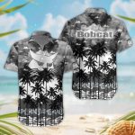 Bobcat 3D Button Hawaii Shirt Gift for Men Dad Father