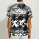 Bobcat 3D Button Hawaii Shirt Gift for Men Dad Father