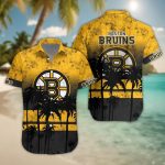 Boston Bruins 3D Button Hawaii Shirt Gift for Men Dad Father