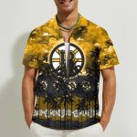 Boston Bruins 3D Button 3D Button Hawaiian Shirt Gift for Men Dad Father Gift for Men Dad Father