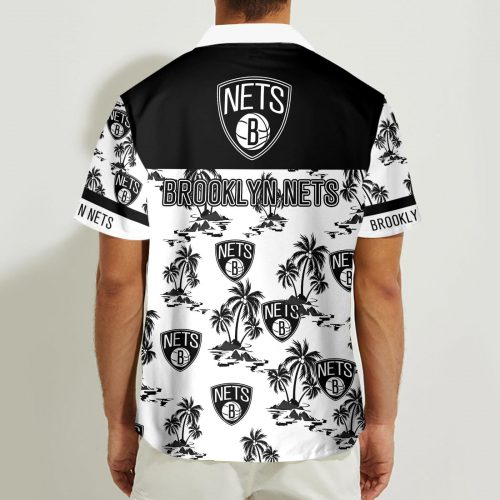 Brooklyn Nets 3D Button Hawaii Shirt Gift for Men Dad Father