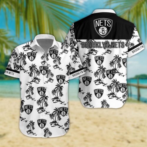 Brooklyn Nets 3D Button Hawaii Shirt Gift for Men Dad Father