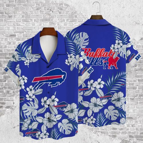Buffalo Bills 2023 AOP 3D Button 3D Button Hawaiian Shirt Gift for Men Dad Father Gift for Men Dad Father V22